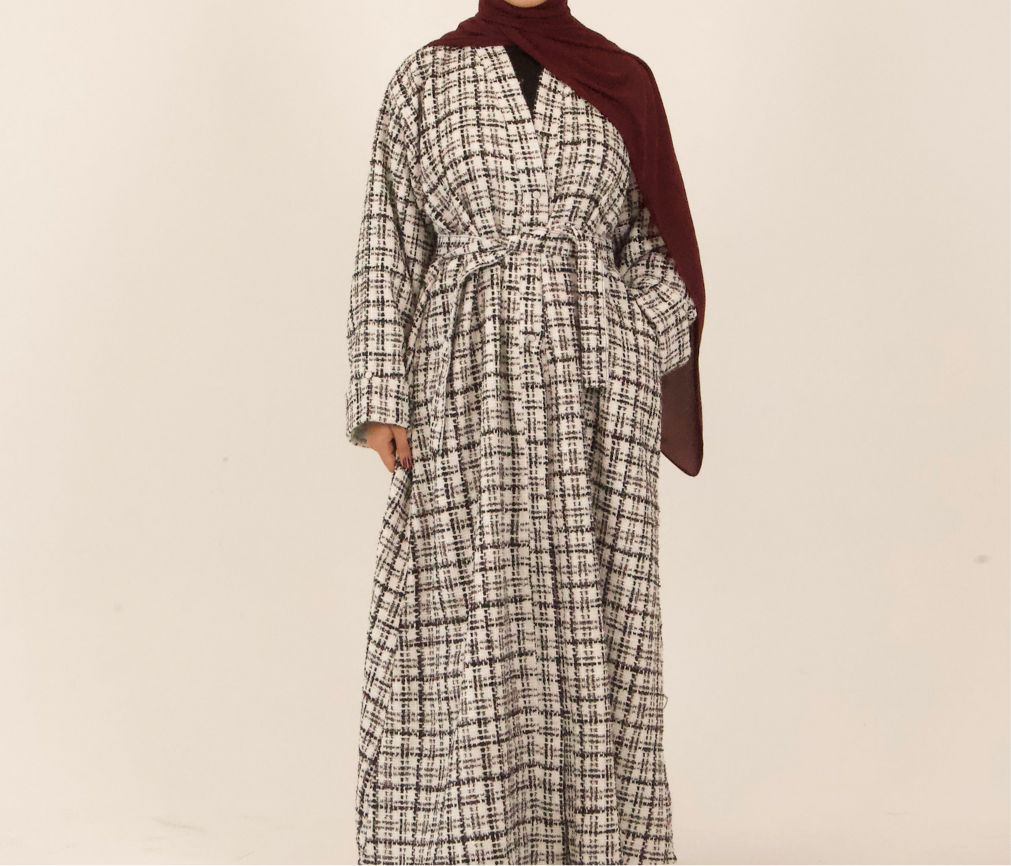 Hawa White Abāyah Coat