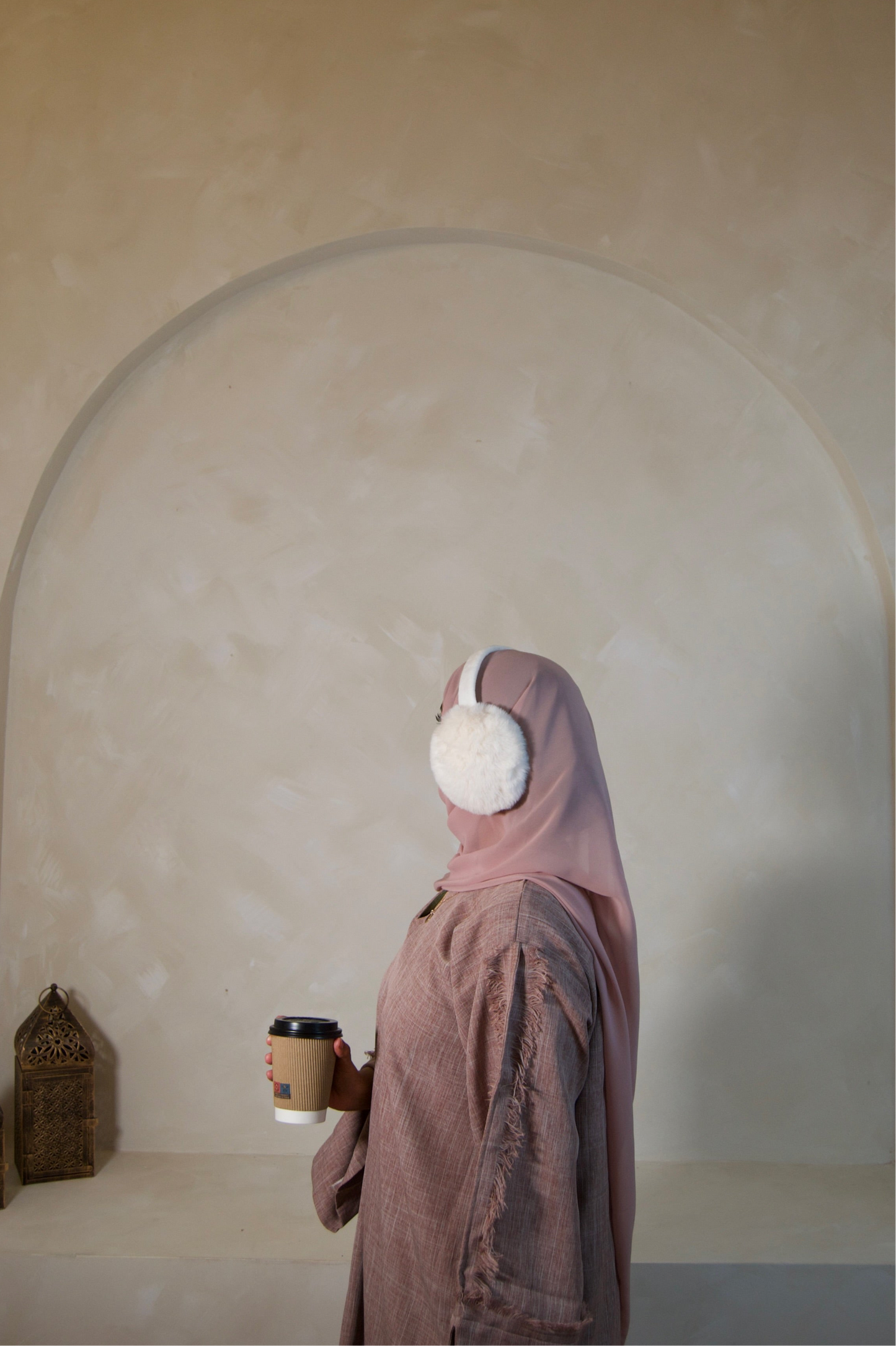 Haya Mynk Linen Abāyah