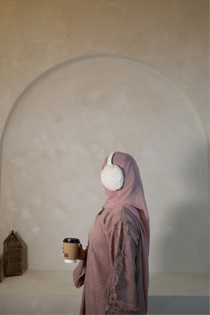 Haya Mynk Linen Abāyah