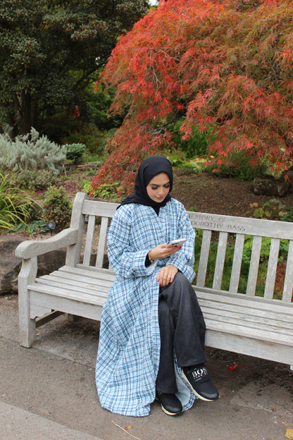 Hawa Blue Abāyah Coat