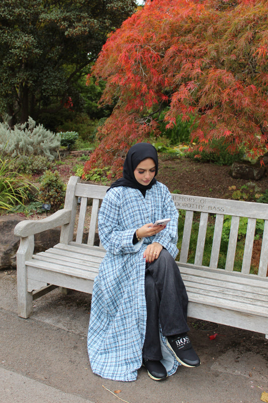 Hawa Blue Abāyah Coat