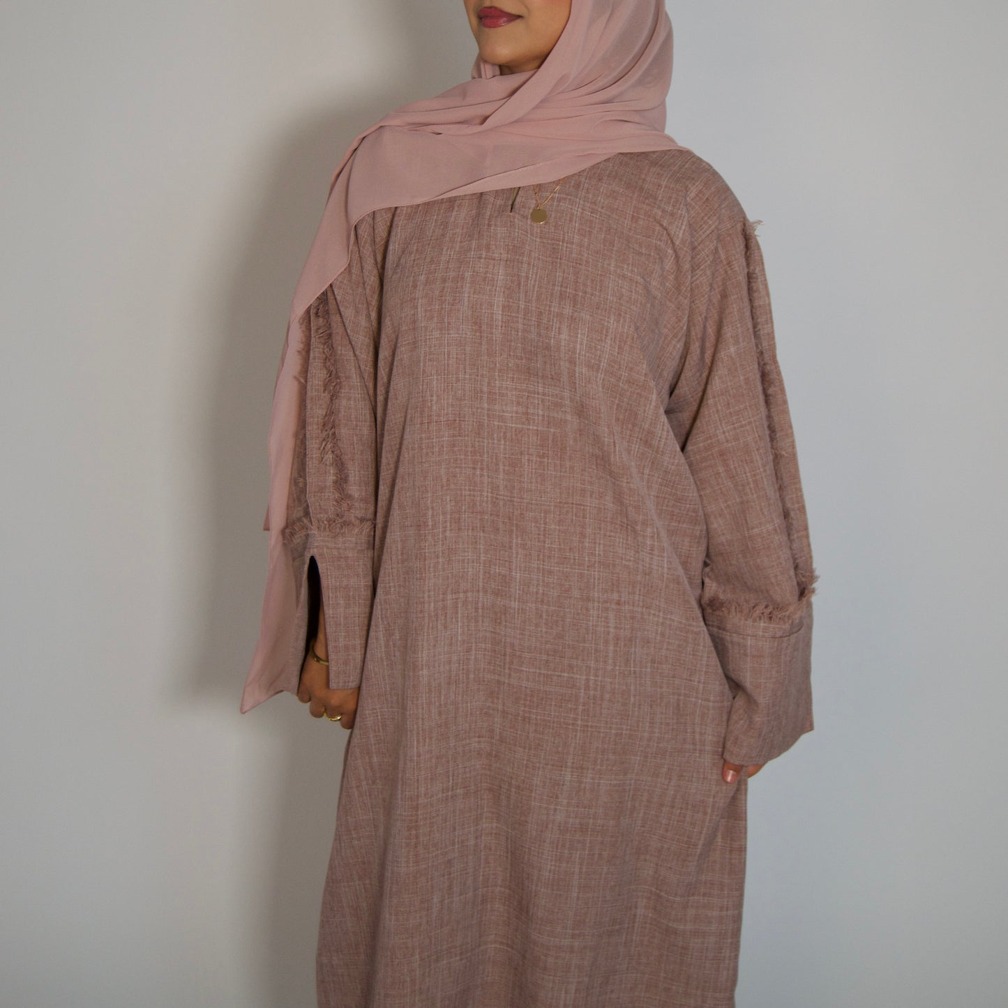 Haya Mynk Linen Abāyah