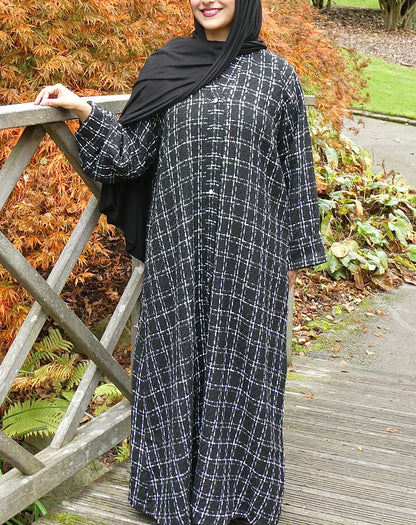 Hawa Black Abāyah Coat
