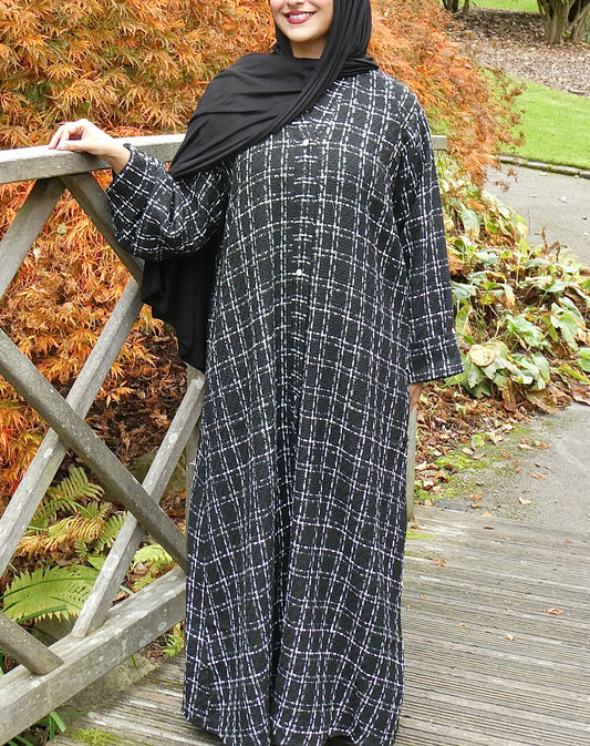 Hawa Black Abāyah Coat