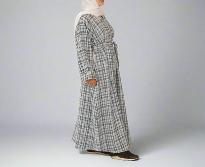 Hawa Blue Abāyah Coat