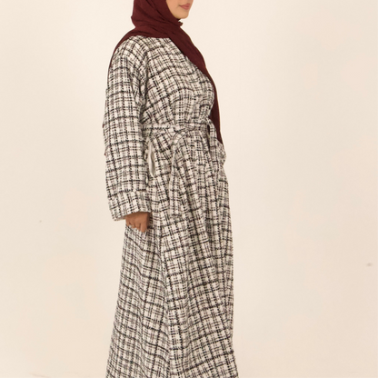 Hawa White Abāyah Coat