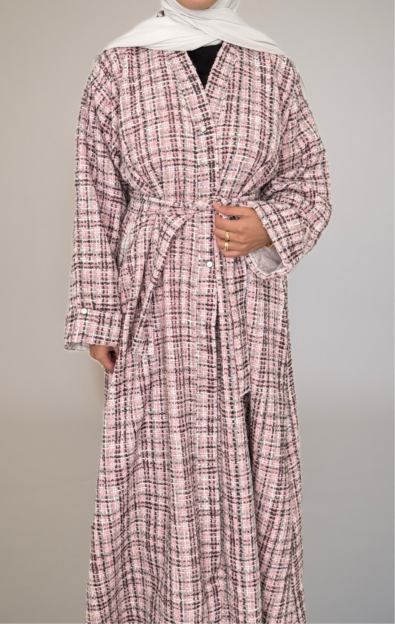 Hawa Pink Abāyah Coat